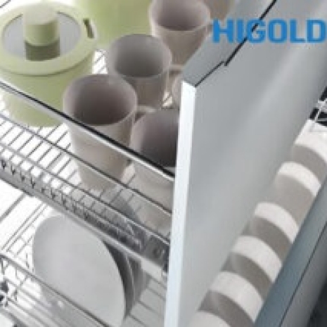 Rổ xoong nồi ray giảm chấn bắt mặt hộc inox 304 303111 700MM – HIGOLD