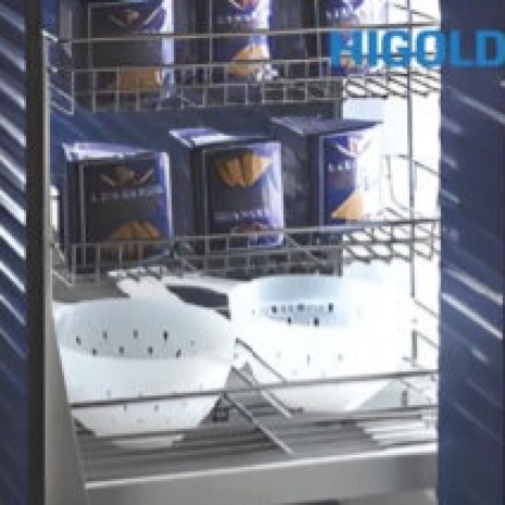 Kệ 3 tầng đựng chai lọ ray giảm chấn inox 304 305001 300MM – HIGOLD