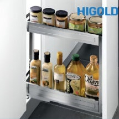 Kệ gia vị dụng cụ inox bản ray giảm chấn inox 304 306001 200MM – HIGOLD