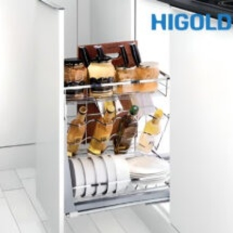Kệ gia vị dụng cụ diamond giảm chấn inox 304 306052 450MM – HIGOLD