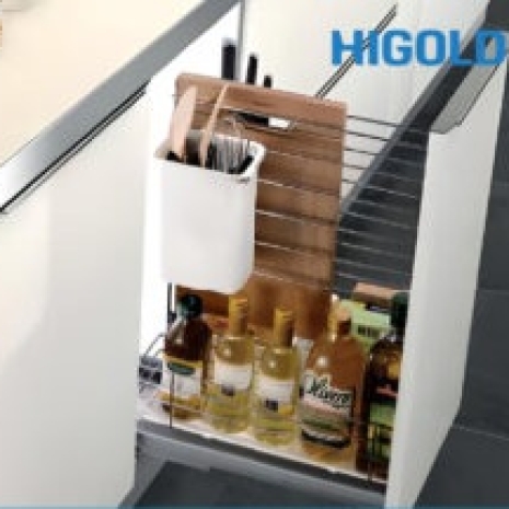 Kệ gia vị dụng god ray giảm chấn inox 304 306063 400MM – HIGOLD