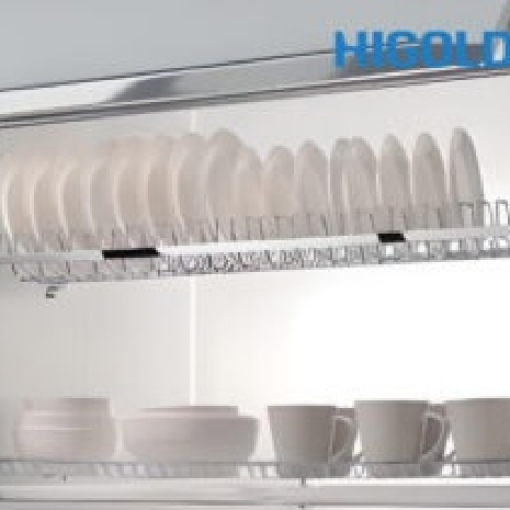 Kệ chén 2 tầng âm tủ inox 304 401011 700MM – HIGOLD