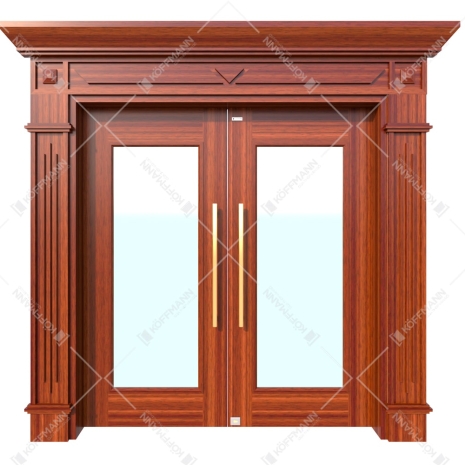 Cửa thép vân gỗ Luxury KLT