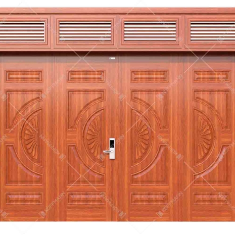 Cửa thép vân gỗ KG-42.01H.01H-4NC