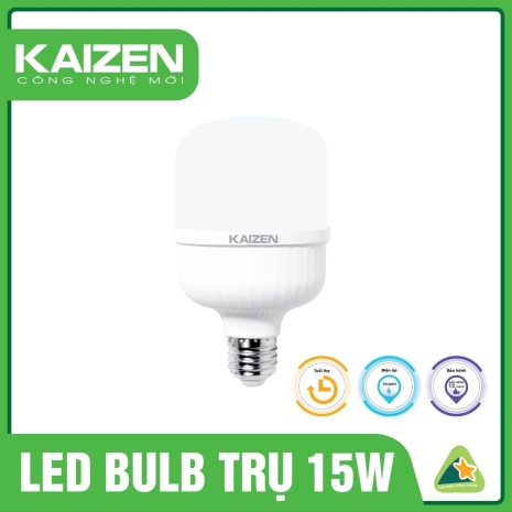 LED Trụ Nhựa Kaizen 15W - T3Z