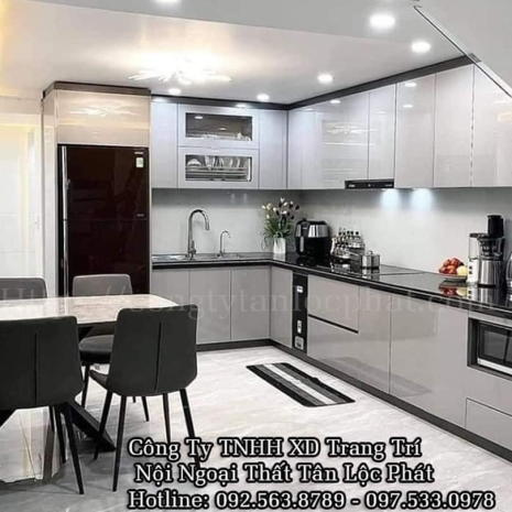 Tủ Bếp Acrylic Cao Cấp Hiện Đại Giá Rẻ 1
