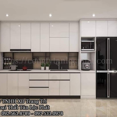 Tủ Bếp Hiện Đại Cao Cấp phủ Laminate
