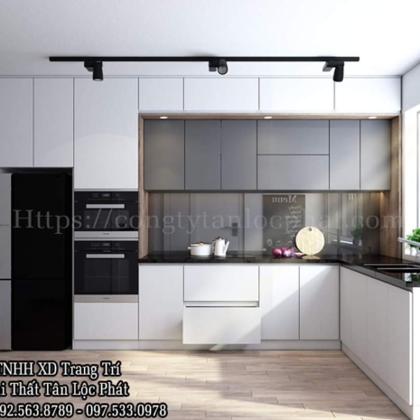 Tủ Bếp Hiện Đại Cao Cấp Acrylic 