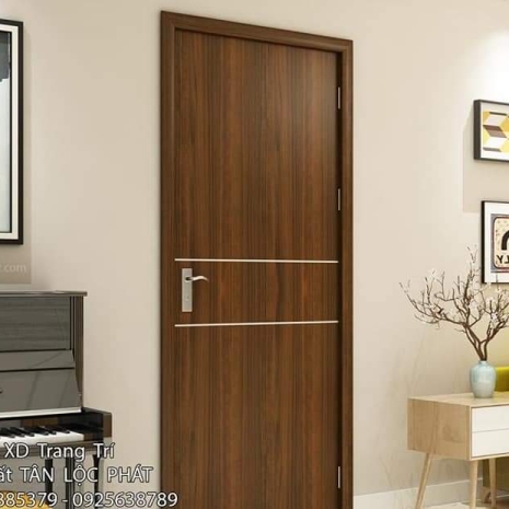 Cửa Gỗ Công Nghiệp HDF, MDF 023 Hiện Đại giá rẻ tại xưởng 