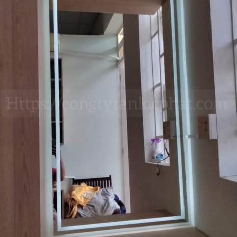 Gương Đèn LED Cảm Ứng 3 Màu Cao Cấp 005