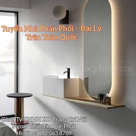 Gương Đèn LED Cảm Ứng 3 Màu Cao cấp 001