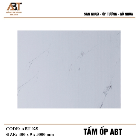 Tấm ốp tường nhựa ABT – NANO 25 - 3 mét dài - NK