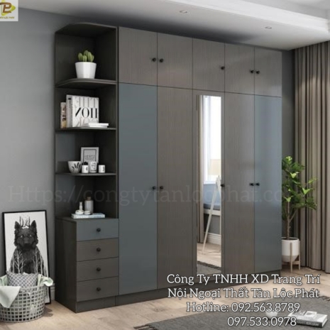 Tủ Quần Áo Mẫu Mới Nhất Cao Cấp Hiện Đại 010