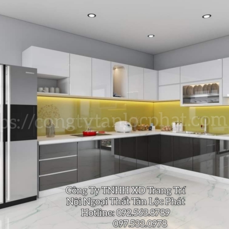 Tủ Bếp Đẹp Mẫu Mới Nhất Sang Trọng Hiện Đại 002