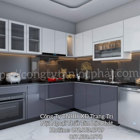 Tủ Bếp Đẹp Mẫu Mới Nhất Cao Cấp Hiện Đại 003