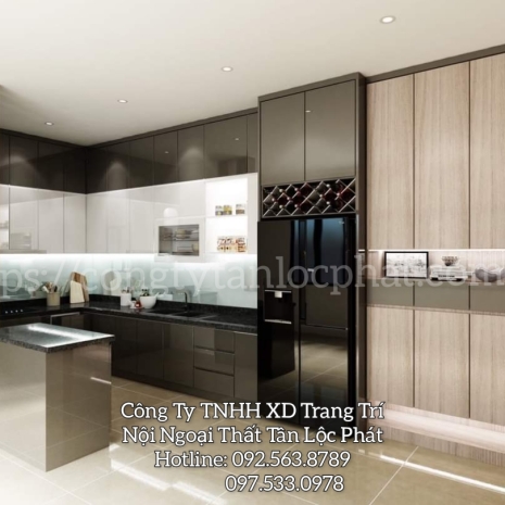 Tủ Bếp Đẹp Mẫu Mới Nhất Sang Trọng Hiện Đại 006