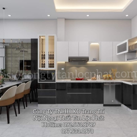 Tủ Bếp Đẹp Mẫu Mới Nhất Sang Trọng Hiện Đại 007