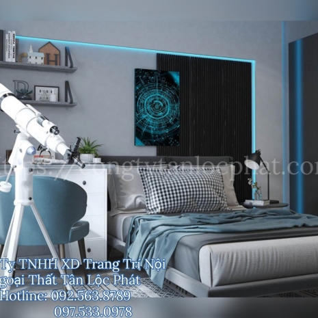 🏘️ Thiết Kế Phòng Ngủ BÉ TRAI  Mẫu 001 Theo Phong Cách Hiện Đại Mới Nhất