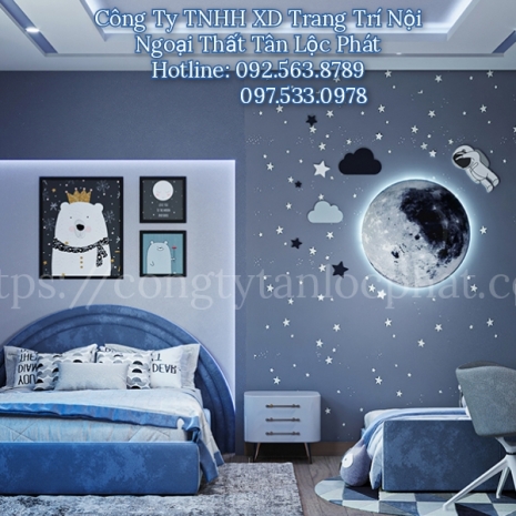 Thiết Kế Phòng Ngủ BÉ TRAI  Mẫu 014 Theo Phong Cách Hiện Đại Mới Nhất 