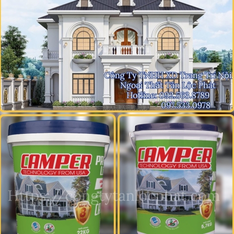 ⚜️ Sơn CAMPER  Sơn Lót Kháng Kiềm Ngoại Thất Tập Đoàn Việt - Mỹ Công Nghệ Mới