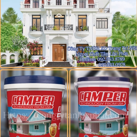 ⚜️ Sơn CAMPER Nội Thất Kinh Tế CLASSIC Đoàn Việt - Mỹ Công Nghệ Mới