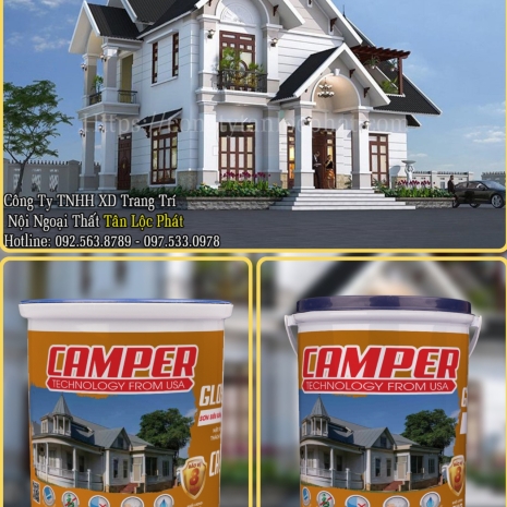 ⚜️ Sơn CAMPER Nội Thất  CROSS ONE Tập Đoàn Việt - Mỹ Công Nghệ Mới