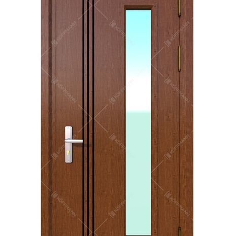 Cửa thép vân gỗ 1 cánh KG-1.08-K