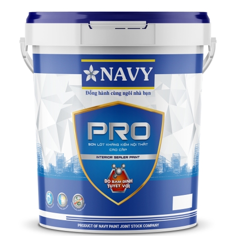 Navy – Pro Sơn lót kháng kiềm nội thất cao cấp THÙNG  21Kg  