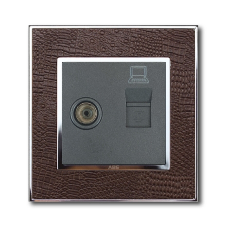 Ổ cắm TV Mạng Da D1D-TVM 