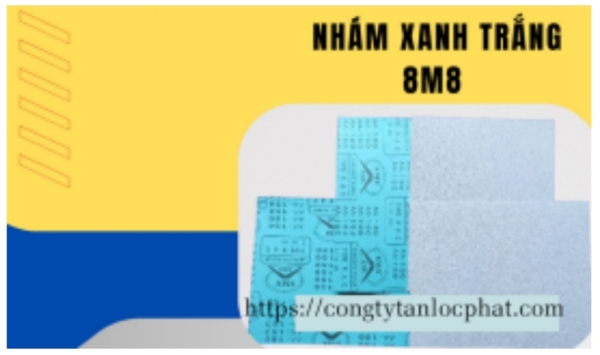 Giấy Nhám Xanh Trắng 8 M 8 AA 120 - 400