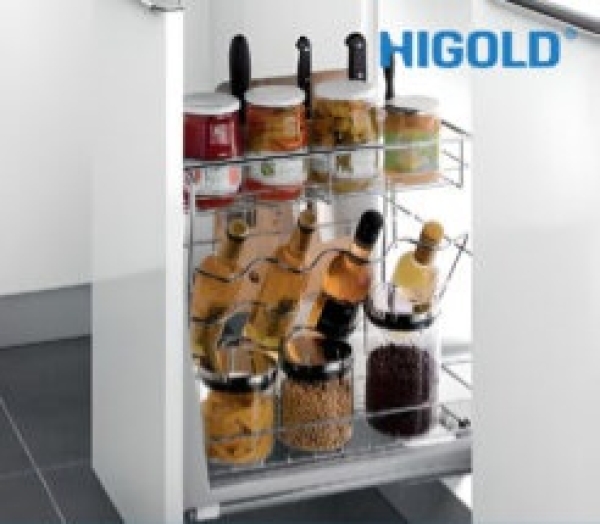 Kệ đựng gia vị ray giảm chấn inox 304 306051 450MM – HIGOLD
