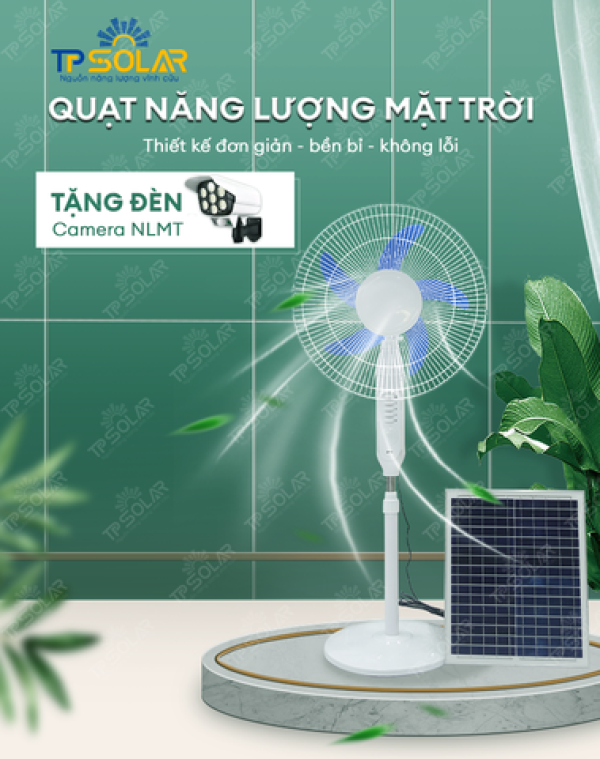 Quạt Năng Lượng Mặt Trời TP-F01